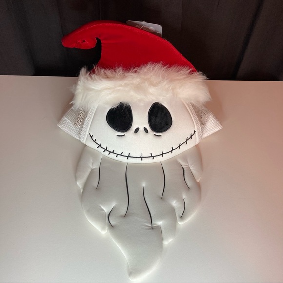 Disney Parks Jack Skellington Santa Holiday Christmas Baseball Cap - Picture 10 of 10